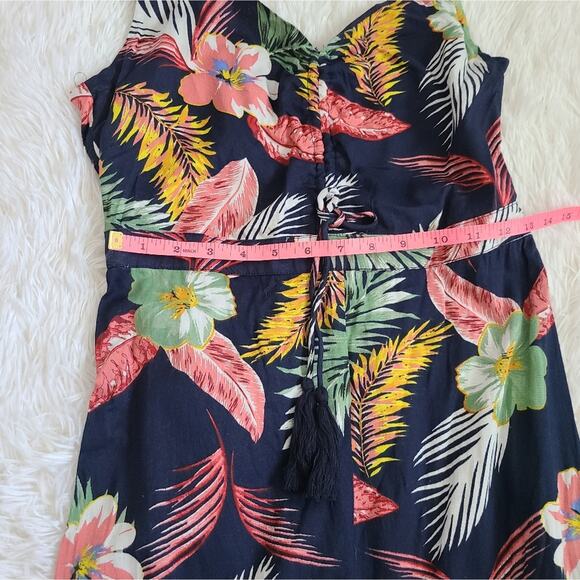 Sadie & Sage Floral Tropical Navy Blue Maxi Dress NWT Size Small - Picture 10 of 11